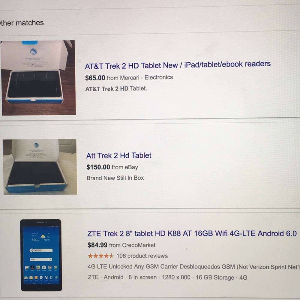 New AT&T Trek HD
